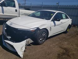 Salvage cars for sale at New Britain, CT auction: 2024 Hyundai Elantra SEL