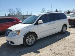 Salvage cars for sale at Lansing, MI auction: 2015 Chrysler Town & Country Touring L