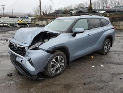 Salvage cars for sale at Marlboro, NY auction: 2021 Toyota Highlander XLE