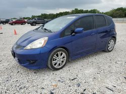 Salvage cars for sale at New Braunfels, TX auction: 2010 Honda FIT Sport
