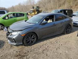 Salvage cars for sale from Copart Marlboro, NY: 2017 Honda Civic Sport