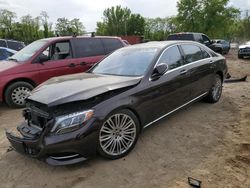 Salvage cars for sale at Baltimore, MD auction: 2017 Mercedes-Benz S 550 4matic