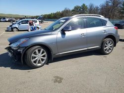 Salvage cars for sale from Copart Brookhaven, NY: 2017 Infiniti QX50