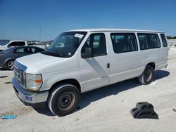 Salvage cars for sale at Arcadia, FL auction: 2014 Ford Econoline E350 Super Duty Wagon