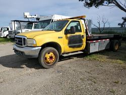 Salvage trucks for sale at Martinez, CA auction: 2000 Ford F550 Super Duty
