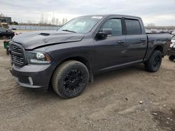 Salvage cars for sale from Copart Ontario Auction, ON: 2015 Dodge RAM 1500 Sport