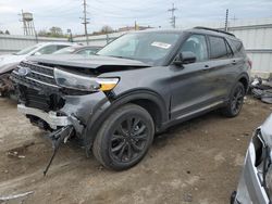 Salvage cars for sale from Copart Chicago Heights, IL: 2023 Ford Explorer XLT