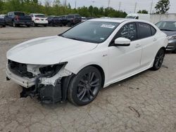 Acura tlx salvage cars for sale: 2020 Acura TLX Technology