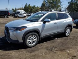 Salvage cars for sale from Copart Denver, CO: 2022 Toyota Corolla Cross LE