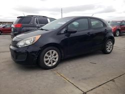 Salvage cars for sale at Grand Prairie, TX auction: 2013 KIA Rio LX