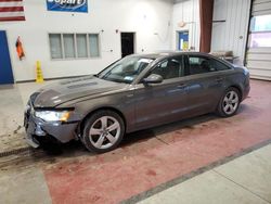 Salvage cars for sale from Copart Angola, NY: 2012 Audi A6 Premium Plus