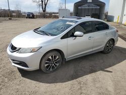 Salvage cars for sale from Copart Montreal Est, QC: 2014 Honda Civic LX