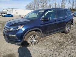 Vehiculos salvage en venta de Copart Arlington, WA: 2017 Honda Pilot EXL