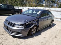 Salvage cars for sale at Seaford, DE auction: 2017 Volkswagen Jetta S