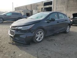 Chevrolet Cruze LT salvage cars for sale: 2018 Chevrolet Cruze LT