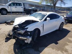 Salvage cars for sale from Copart Albuquerque, NM: 2016 Lexus RC 350