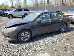 Salvage cars for sale at Waldorf, MD auction: 2014 Honda Accord LX