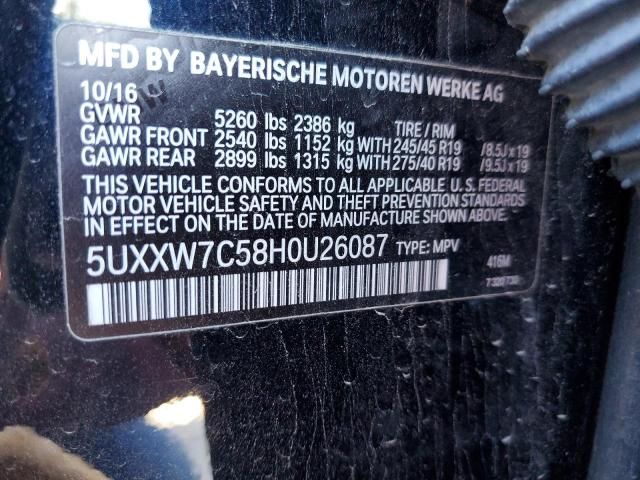 2017 BMW X4 XDRIVEM40I