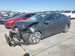 Salvage cars for sale at Grand Prairie, TX auction: 2021 Hyundai Ioniq Blue