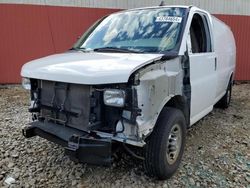 Salvage trucks for sale at Mendon, MA auction: 2017 Chevrolet Express G2500