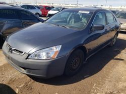 Honda Accord LX salvage cars for sale: 2004 Honda Accord LX