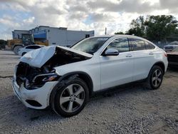 Salvage cars for sale at Opa Locka, FL auction: 2017 Mercedes-Benz GLC Coupe 300 4matic