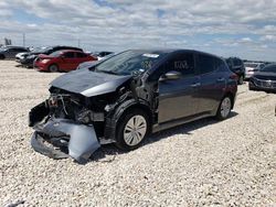 Salvage cars for sale at New Braunfels, TX auction: 2023 Nissan Leaf S