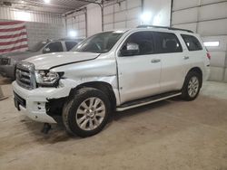 Salvage cars for sale from Copart Columbia, MO: 2011 Toyota Sequoia Platinum