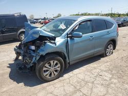 Salvage cars for sale at Indianapolis, IN auction: 2014 Honda CR-V EXL