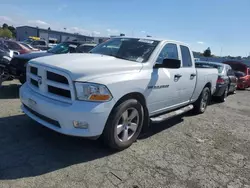 Salvage cars for sale from Copart Vallejo, CA: 2012 Dodge RAM 1500 ST