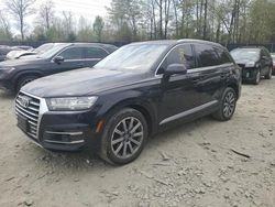 Salvage cars for sale at Waldorf, MD auction: 2018 Audi Q7 Premium Plus