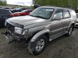 Salvage cars for sale from Copart Arlington, WA: 2001 Toyota 4runner Limited