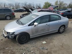 Honda salvage cars for sale: 2010 Honda Civic LX