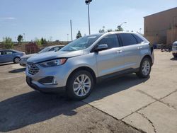 Salvage cars for sale at Gaston, SC auction: 2022 Ford Edge Titanium