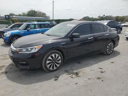 Salvage cars for sale from Copart Orlando, FL: 2017 Honda Accord Hybrid