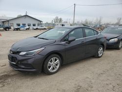 Salvage cars for sale from Copart Pekin, IL: 2017 Chevrolet Cruze LT