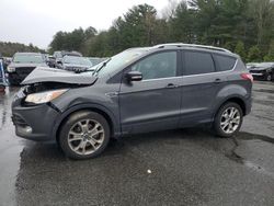 Salvage cars for sale from Copart Exeter, RI: 2016 Ford Escape Titanium