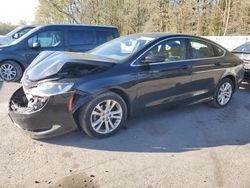 Salvage cars for sale from Copart Glassboro, NJ: 2015 Chrysler 200 Limited