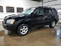 Toyota Highlander Limited salvage cars for sale: 2003 Toyota Highlander Limited