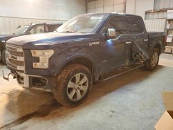 Salvage cars for sale from Copart Abilene, TX: 2015 Ford F150 Supercrew