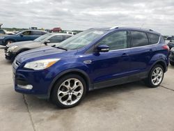 Salvage cars for sale at Grand Prairie, TX auction: 2014 Ford Escape Titanium
