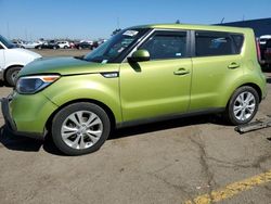Salvage cars for sale from Copart Woodhaven, MI: 2015 KIA Soul +
