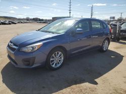 Salvage cars for sale at Colorado Springs, CO auction: 2013 Subaru Impreza Premium