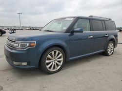 Salvage cars for sale at Wilmer, TX auction: 2016 Ford Flex Limited