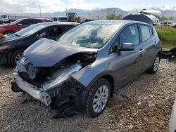 Salvage cars for sale at Magna, UT auction: 2015 Nissan Leaf S