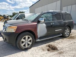Salvage cars for sale from Copart Apopka, FL: 2010 Nissan Armada Platinum