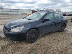 Salvage cars for sale from Copart Kansas City, KS: 2003 Honda Accord EX