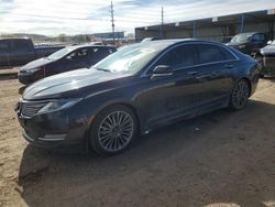 Salvage cars for sale at Colorado Springs, CO auction: 2015 Lincoln MKZ Hybrid
