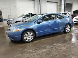 Honda salvage cars for sale: 2007 Honda Civic LX