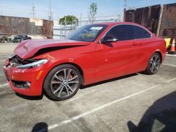 Salvage cars for sale at Wilmington, CA auction: 2015 BMW 228 I Sulev